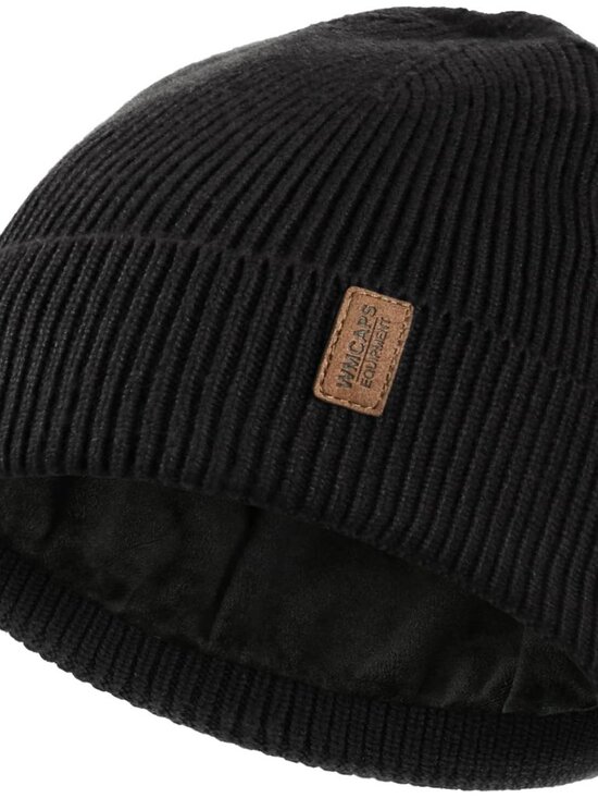 Other - Winter Beanie for Men Women, Fleece Lined Beanie Soft Warm Knit Hat Ski Stocking